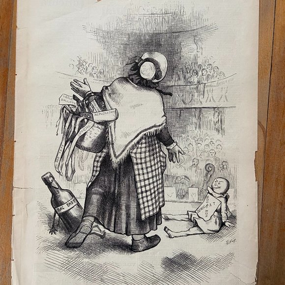 Thomas Nast, Harper's Weekly, Wood Engraving - Picture 1 of 5